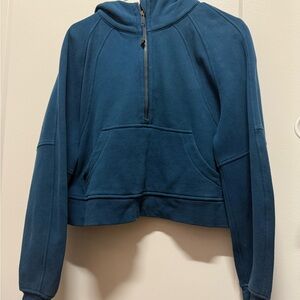lululemon scuba oversized half zip hoodie